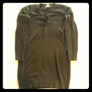 Olive Sweater Dress